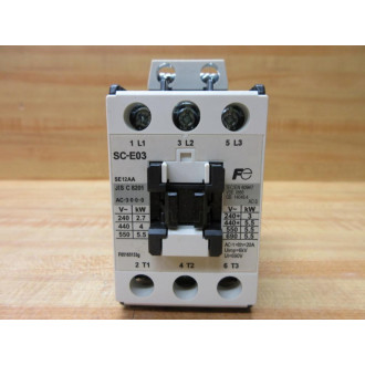 Fuji SC-E03 Contactor SC-E03 SE12AA-H 110 - 600 VAC