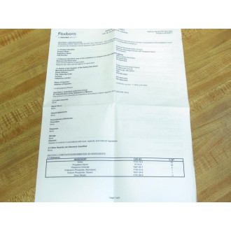 Foxboro BS805MD 871PH Sensor Electrode Kit