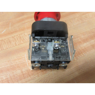 Allen Bradley 800T-FX A5 PushPull Button 800TFXA5 WRed Cap W(2) 800T-XD4