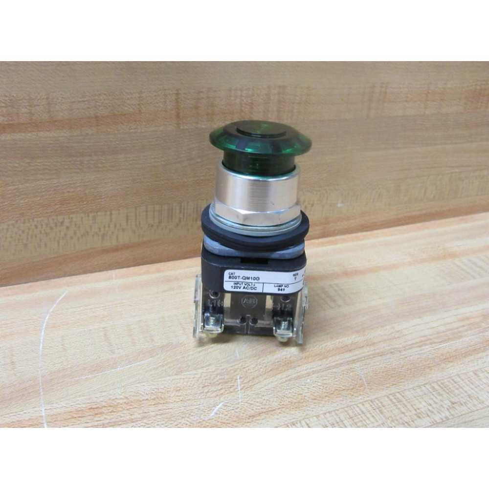 Allen Bradley 800T-QM10G Button 800TQM10G 800T-XABlank - New No Box