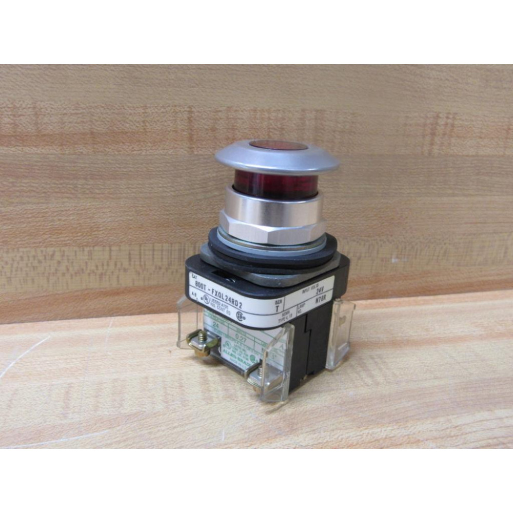 Allen Bradley 800T-FXQL24RD2 Button W800T-NL24-800T-XD2 - New No Box