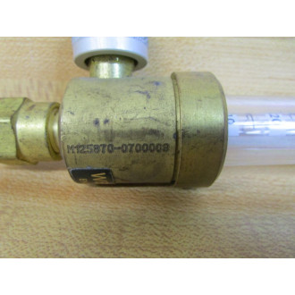 Western Enterprises M125870-0700009 Pressure Compensated Flowmeter - Used