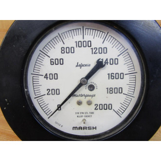 Marsh 12112-9 Mastergauge Safecase Gauge 34693-1 - Used