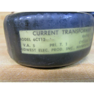 Midwest Electric 6CT13 Current Transformer - New No Box