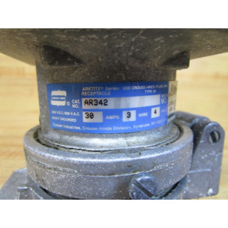 Crouse - Hinds AR342 Cooper Arktite Receptacle - New No Box