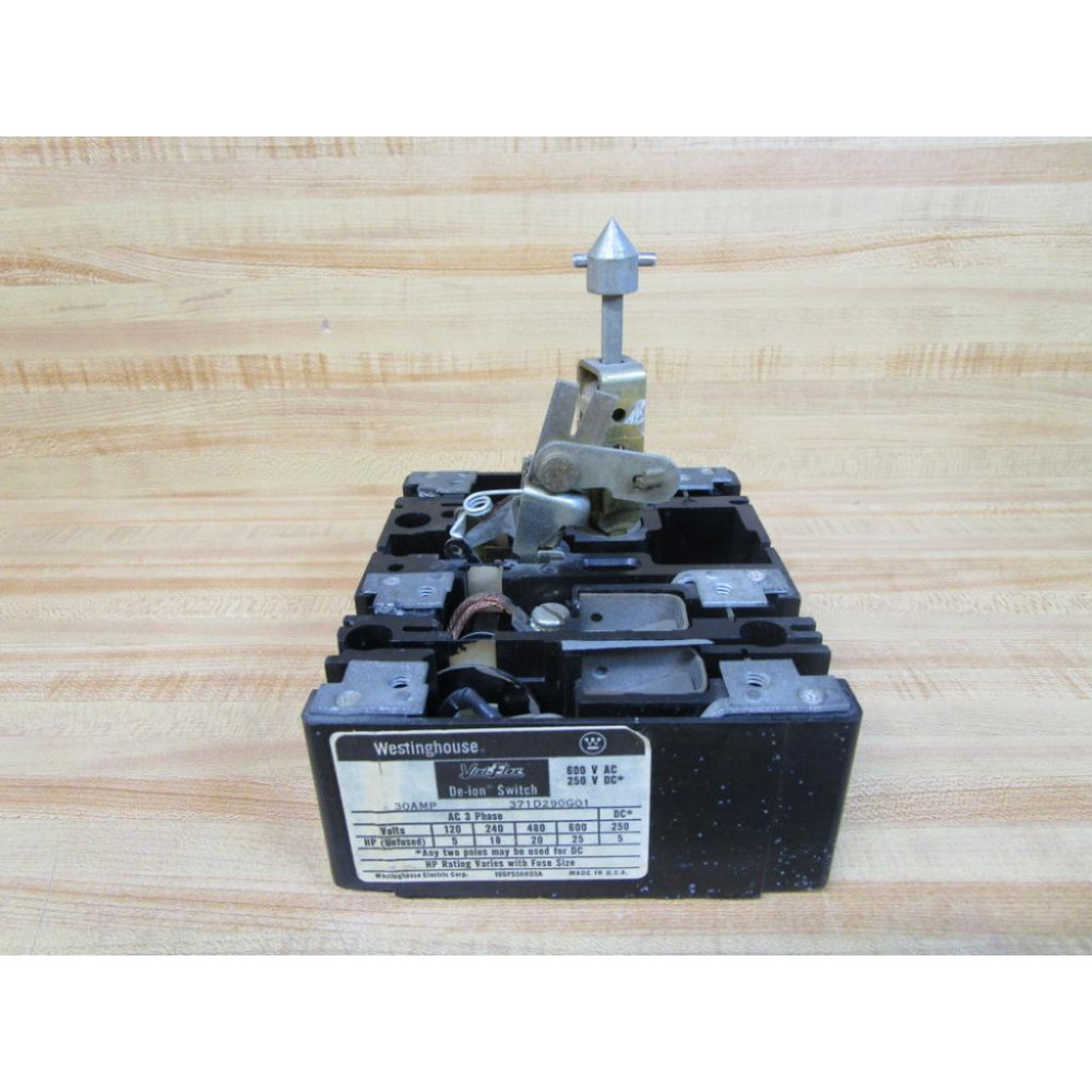 Westinghouse 371D290G01 Visi-Flex De-ion 30A Switch - New No Box