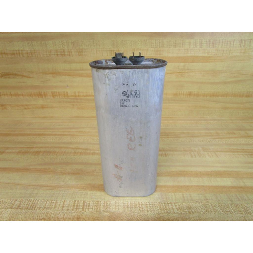 General Electric 23L6078 GE Capacitor 6 UF 1500VAC - New No Box