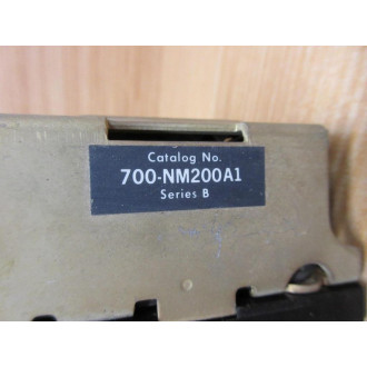 Allen Bradley 700-NM200A1 Relay 700NM200A1 Ser.B, 95AB86 Coil - New No Box