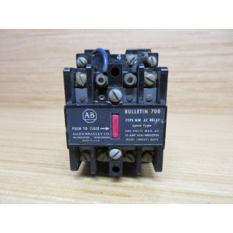Allen Bradley 700-NM200A1 Relay 700NM200A1 Ser.B, 95AB86 Coil - New No Box