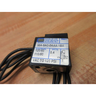 Mac Valves 35A-SAC-DAAA-1BA Solenoid Valve C14766 Coil Only - Used