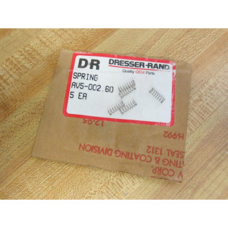Dresser-Rand AV5-002.60 Spring AV500260 (Pack of 5)