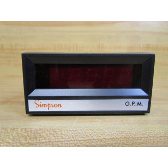 Simpson Electric Company 24800 Digital Panel Instrument 2840
