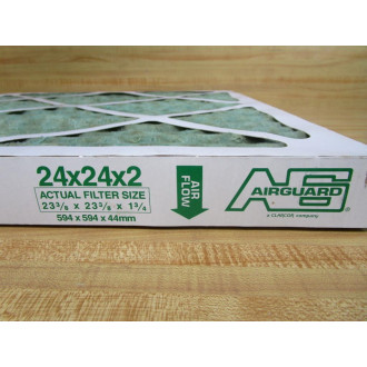 AirGuard MX40-205 Extended Surface Air Filter 24X24X2 (Pack of 7) - New No Box