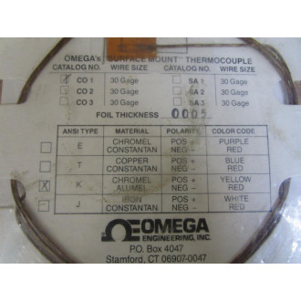 Omega CO1-K Thermocouple CO1
