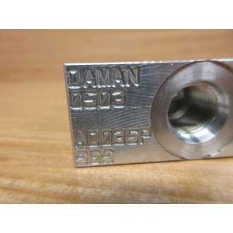 Daman AD03SP-S6S Valve Sub Plate AD03SPS6S - Used