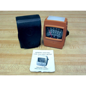 General Electric Type 214 Light Meter WCase GE - New No Box