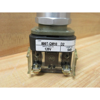 Allen Bradley 800T-QM10RD2 Button 800TQM10RD2 W800T-XD2 & Blank