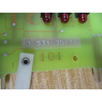 Milacron 3-531-3567A Circuit Board 35313567A Rev. C - Used