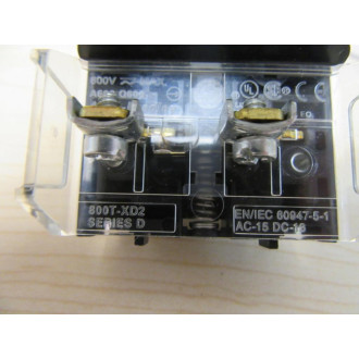 Allen Bradley 800T-D6D2 Pushbutton 800TD6D2 Series A