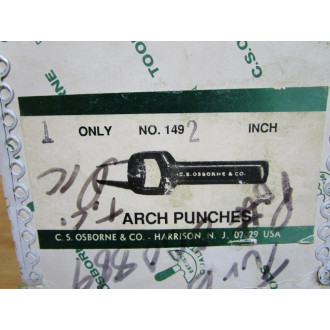 C.S. Osborne & 149-2-12 Arch Punch 149212