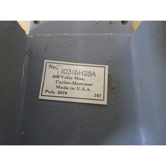 Cutler Hammer 10316H28A Eaton Limit Switch - New No Box
