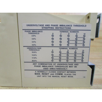 Westinghouse SVM2AC Voltage Monitor Cracked
