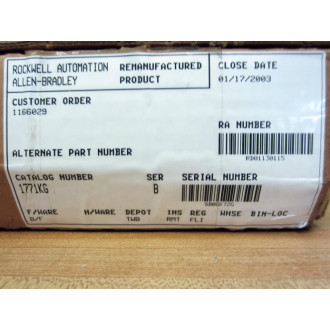 Allen Bradley 1771-KG Interface Module 1771KG - Refurbished