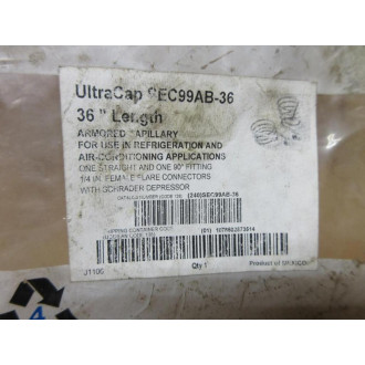 Johnson Controls SEC99AB-36 Ultra Cap Armored Capillary SEC99AB36