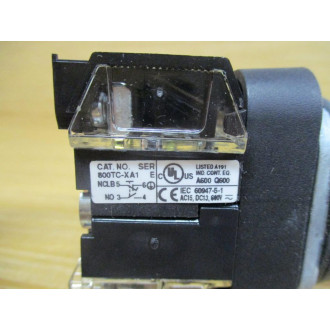 Allen Bradley 800TC-FXTQ24RA1 Push Pull Switch - Used