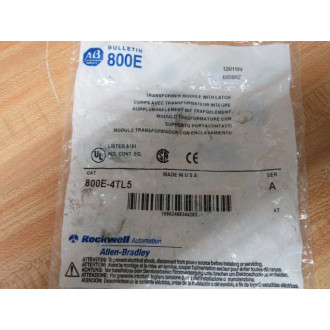 Allen Bradley 800E-4TL5 Transformer Module WLatch 800E4TL5