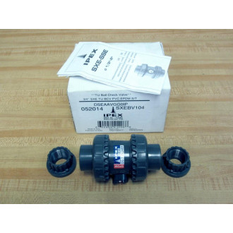 Ipex 052014 34" True Union Ball Check Valve SXEBV104