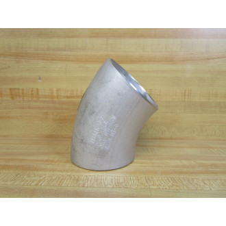 Felker 3"OD-12GA Stainless Steel 45° Elbow Fitting HT-553W - New No Box