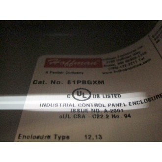 Hoffman E-1PBGXM Pushbutton Enclosure E1PBGXM (Pack of 3) - Used