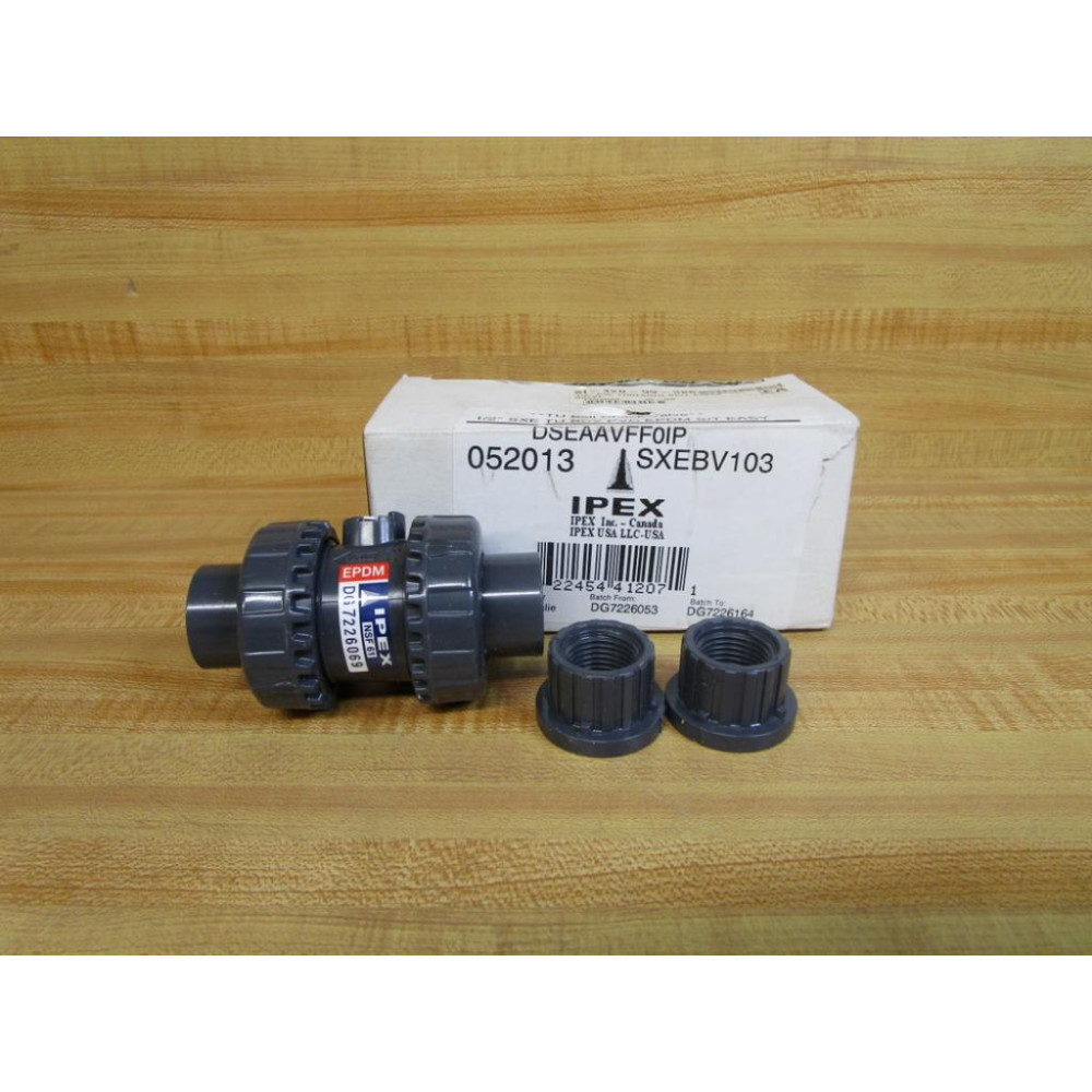 Ipex 052013 12" PVC Ball Check Valve SXEBV103