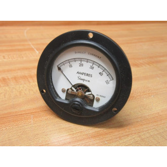 Simpson 01550 Panel Meter Modified & Calibrated - Refurbished