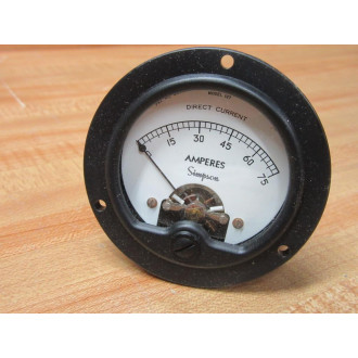 Simpson 01560 Panel Meter Modified & Calibrated - Refurbished