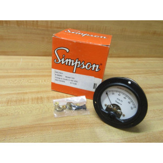 Simpson 08940 Panel Meter Modified & Calibrated - Refurbished