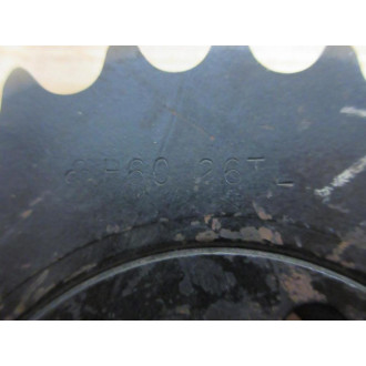Tri-Clover H60 26TL Bushing Bore Sprocket H6026TL - New No Box