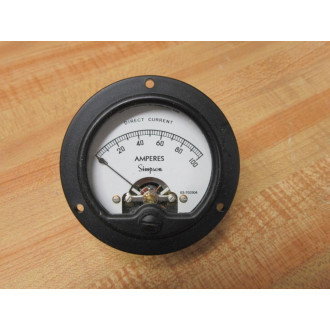Simpson 01570 Panel Meter Modified & Calibrated - Refurbished