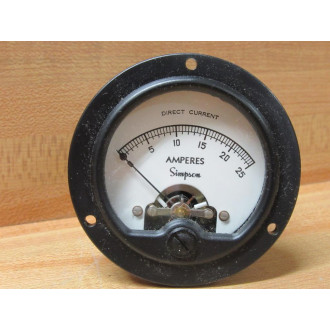 Simpson 01530 Panel Meter Modified & Calibrated - Refurbished