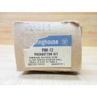 Westinghouse PBK-12 Pushbutton Kit 373D113G22 WOut Buttons