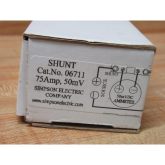 Simpson 06711 Shunt 75 Amp