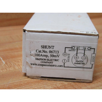 Simpson 06713 Shunt 50mV