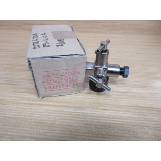 Wilkes McLean M3-U04 Nacol Gas Charging Valve M3-UO4
