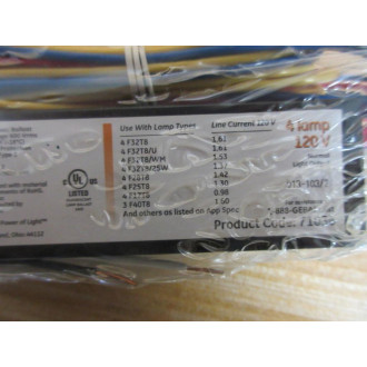 General Electric GE432-120RES-DIY GE ProLine T8 Ballast