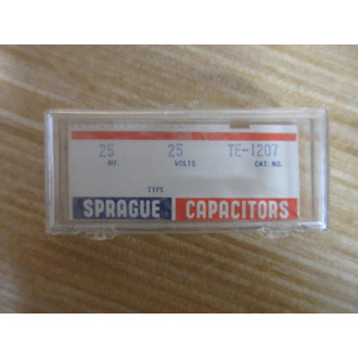Sprague TE-1207 Capacitor 25MF 25V (Pack of 10)