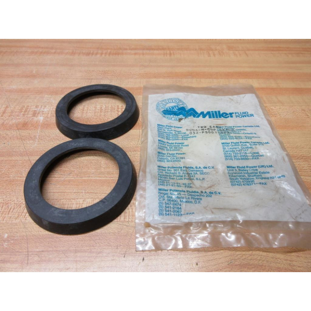Miller Fluid Power 052-PS001-325 Cup Seal 052PS001325 (Pack of 2)