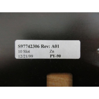 Allen Bradley S97742306 10 Slot Rack - Used
