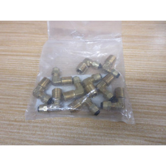 Parker X169PS-4-4 14 Male Pipe Elbow Brass Fitting X169PS44 (Pack of 10)