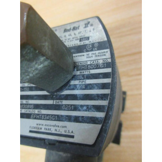 Asco EFHT8345G1 Red-Hat II Solenoid Valve - Used